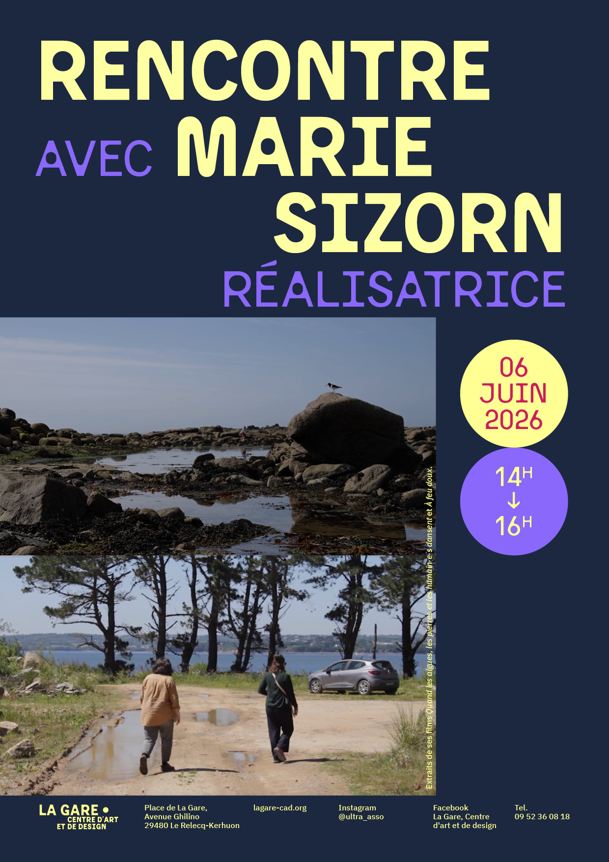 Rencontre avec Marie Sizorn, réalisatrice, le samedi 06 juin de 14h à 16h
