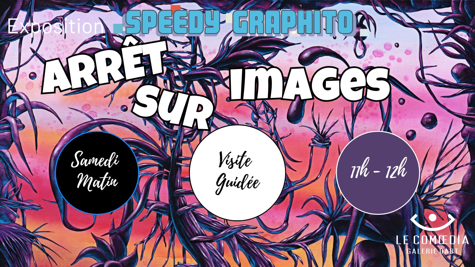 visite guidée de l'exposition Speedy Graphito : Arrêt sur images