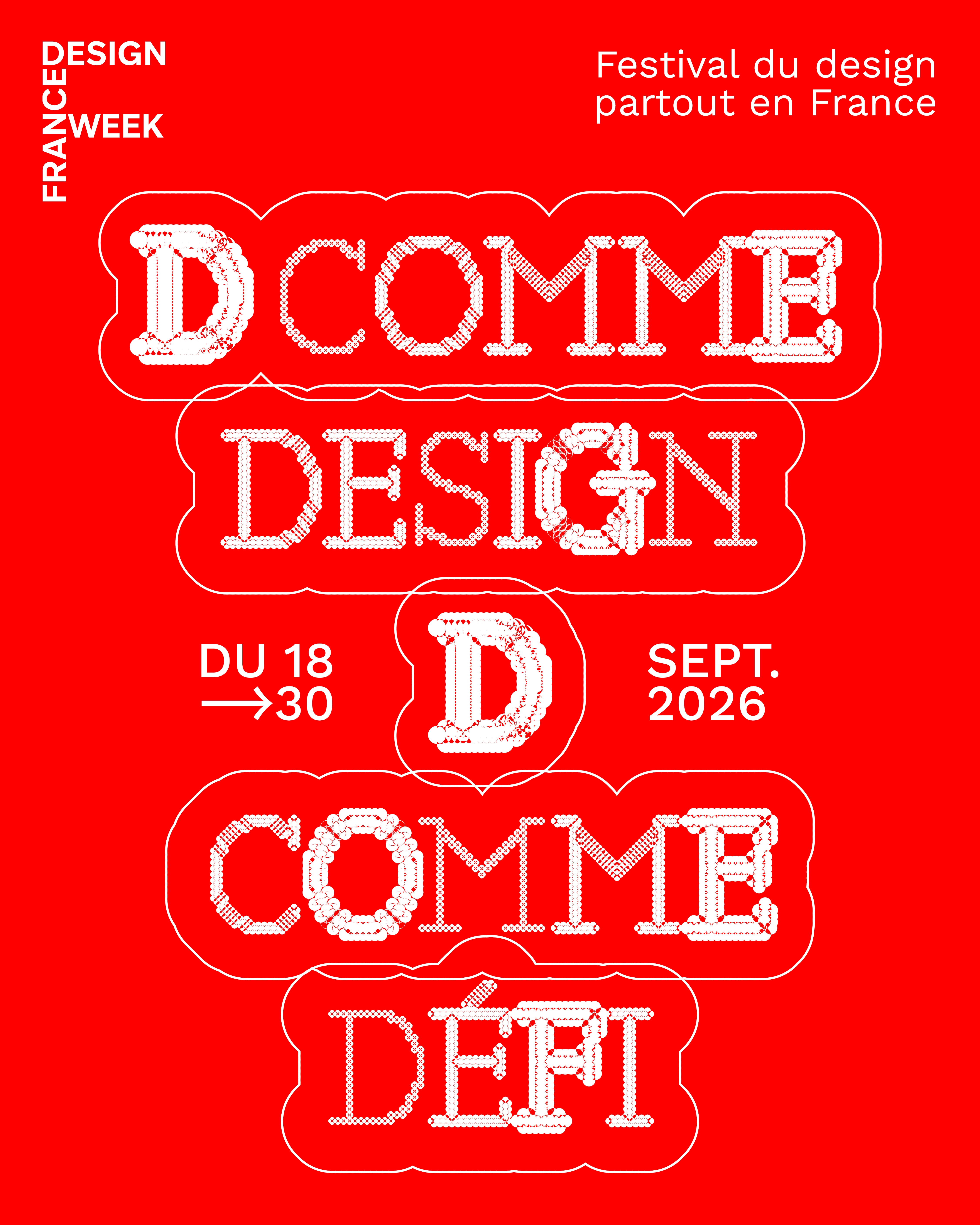 Affiche de la France design Week 2026