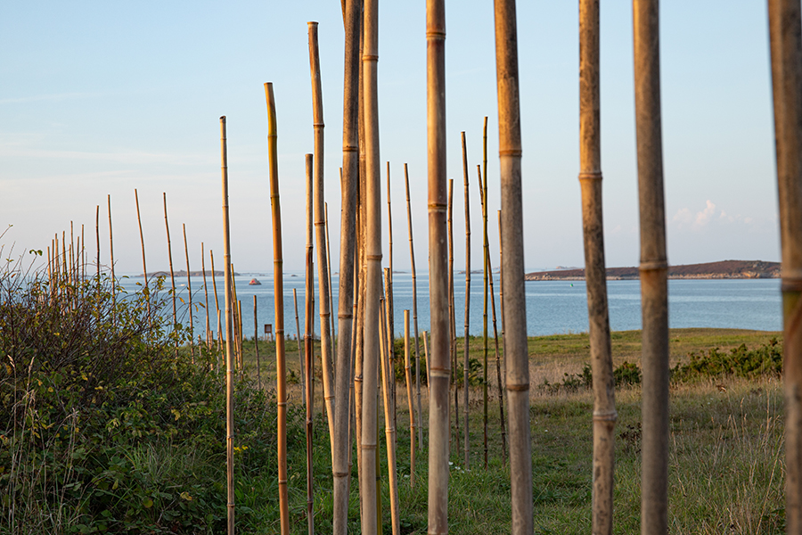 Hent ar Mor, sculpture de Marie-Claire Raoul, Escale #3 - Aber-Benoît