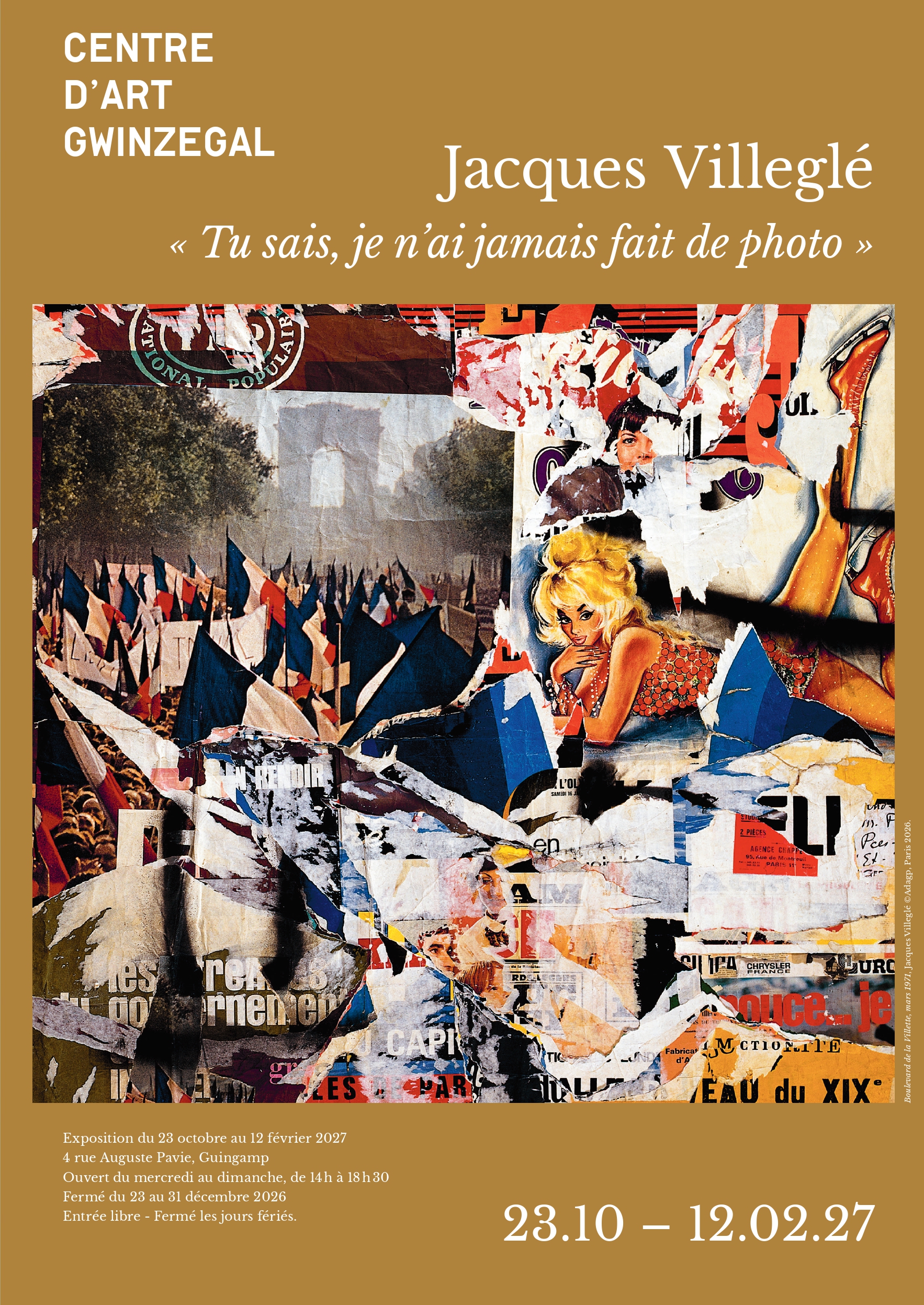 Tu sais, je n'ai jamais fait de photo