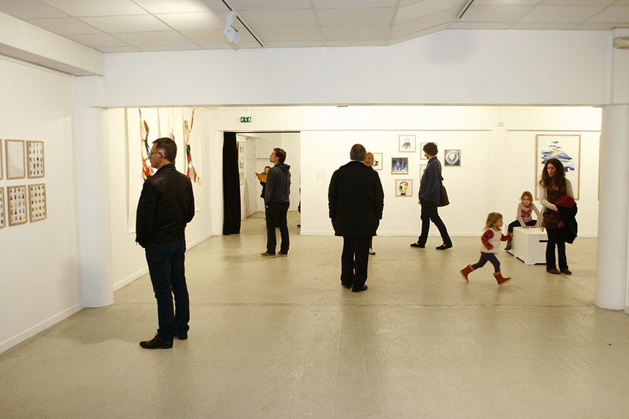 1.Des expositions d'artistes contemporains