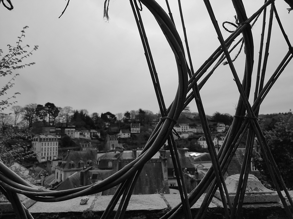 Marie-Claire Raoul, portail gothique, Morlaix, 2023