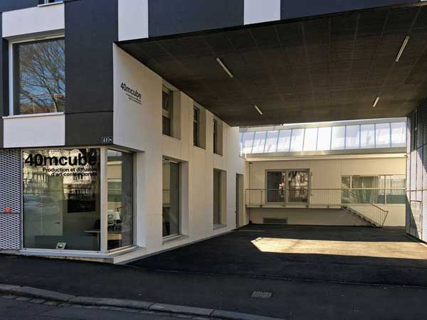 Le centre d'art contemporain 40mcube à Rennes