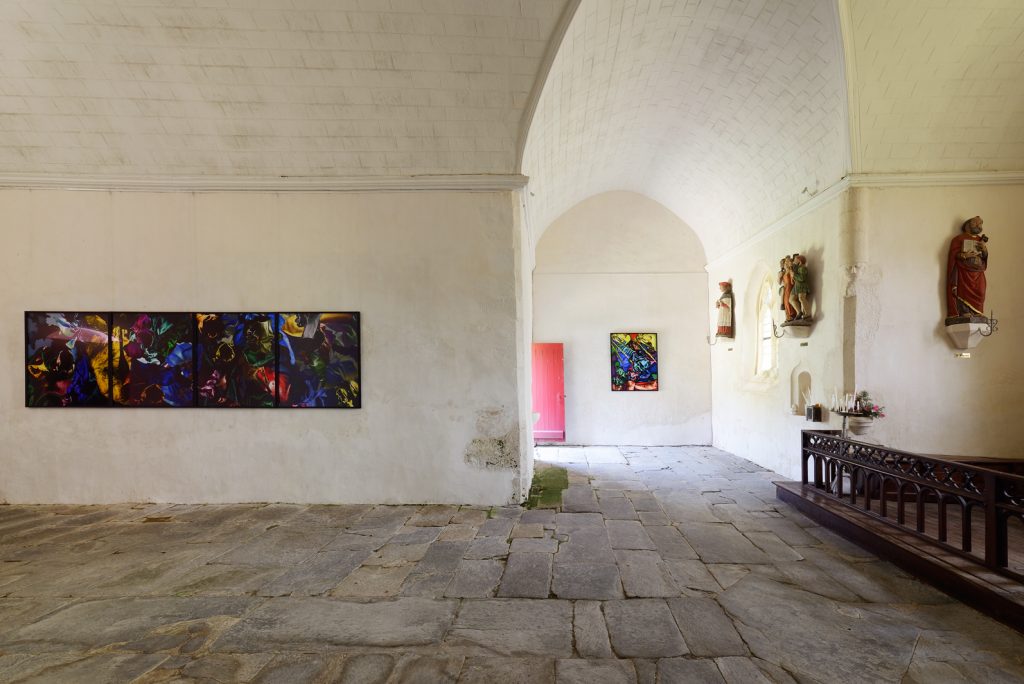 Florence Chevallier, "Les Plaisirs", 2017, Chapelle Saint-Drédeno, Saint-Gérand, L'art dans les chapelles 2017