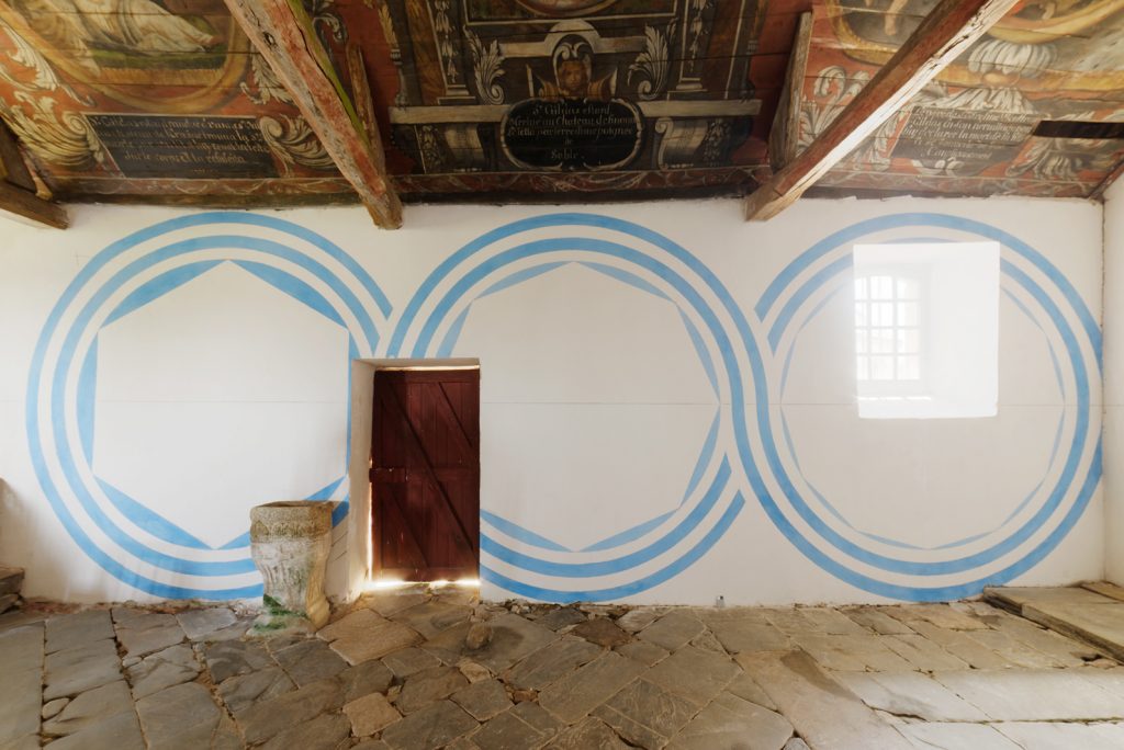 Henri Jacobs, "Mise en abyme / Mise-en-abyme", 2017, chapelle Sainte-Tréphine, Pontivy, L'art dans les chapelles 2017