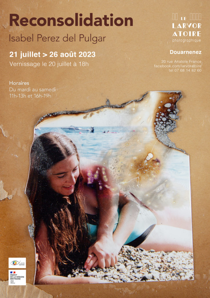 Affiche exposition Reconsolidation - Isabel perez del Pulgar