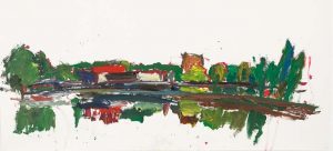Villette, gouache sur papier, 2013, courtesy galerie Eric Dupont.