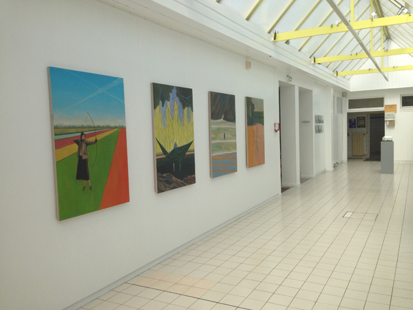 vue du hall d'exposition de l'Académie Malouine d'Arts Plastiques