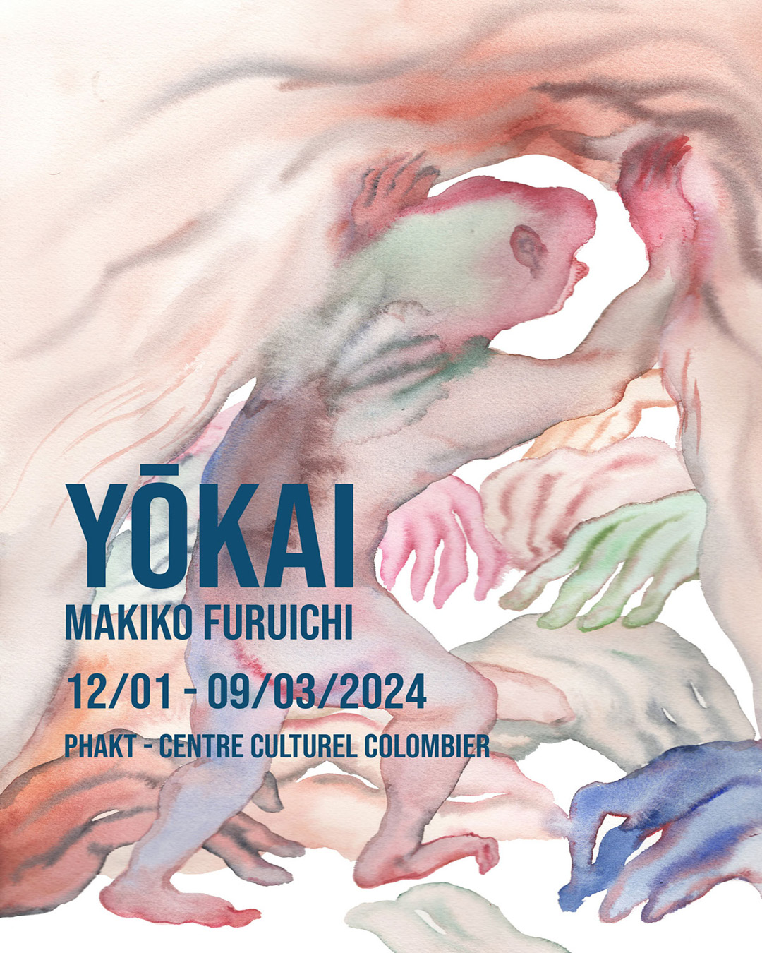 Visuel de l'exposition Yōkai de l'artiste Makiko Furuichi