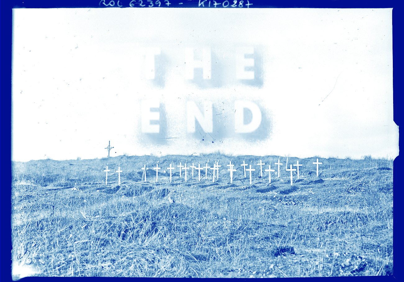 Loïc Creff, The End, 2017. Cyanotype, 50 x 70 cm