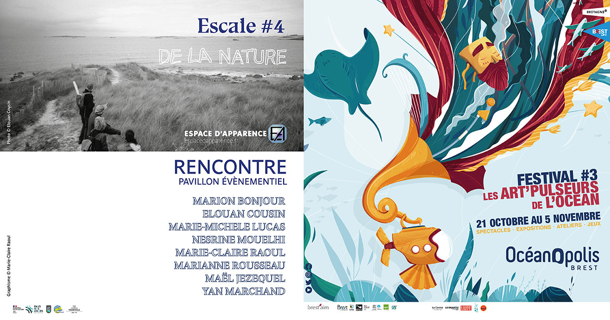 Affiche de la rencontre Escale 4-Océanopolis du 4 novembre 2023