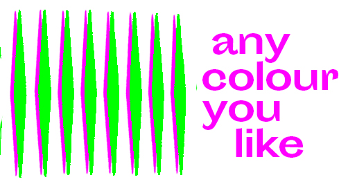 Any colour you like par les étudiants en communication de l'EESAB-site de Rennes